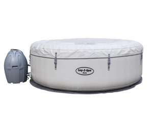 Paris Inflatable & Portable Round LED Hot Spa Tub