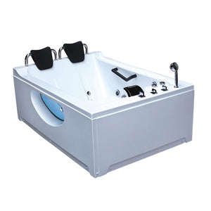 1700mm Two Person Acrylic Massage Jaccuzi Whirlpool Nath Tub (5219)